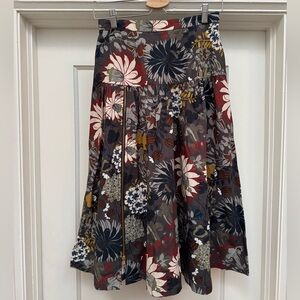 Comrags | Floral A-Line Skirt